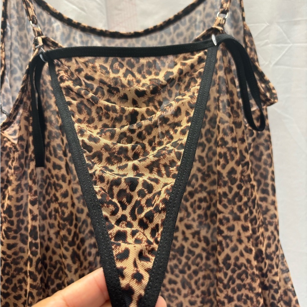 Ashley By 26 International Animal Print Chemise - Picture 5 of 11